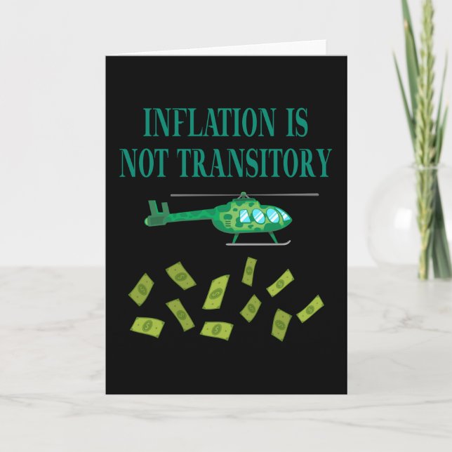 Tarjeta La inflación no es transitoria (Anverso)