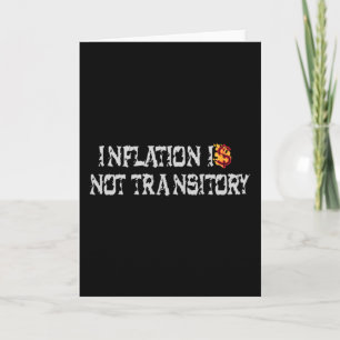 Tarjeta La inflación no es transitoria