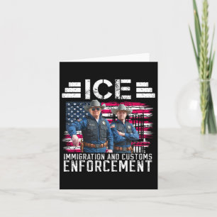 Tarjeta La Inmigración De Trump Vance Ice Y El Cumplimient