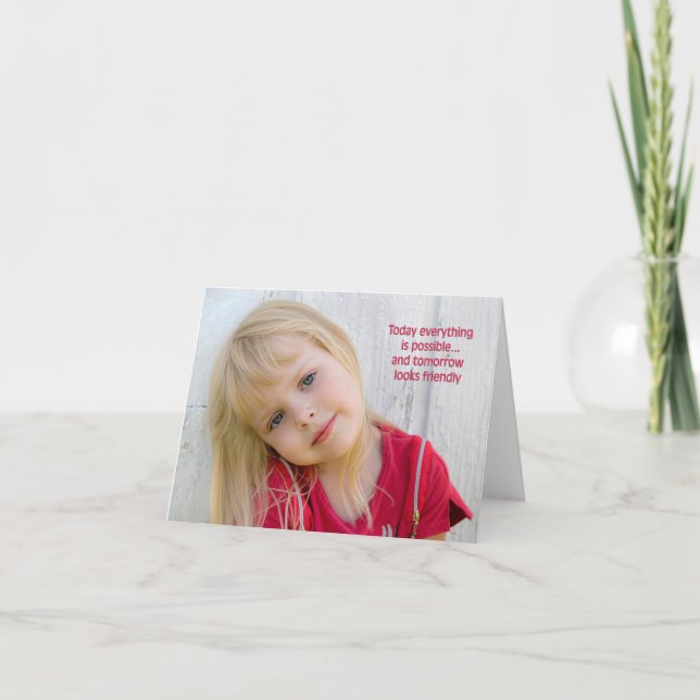 Tarjeta La inspiración de hoy (Anverso)