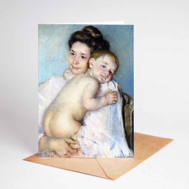 Tarjeta La joven madre | Mary Cassatt (Subido por el creador)