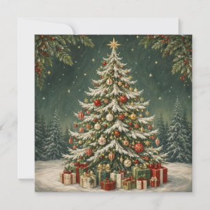 Tarjeta La Joya de la Corona del Bosque Invernal