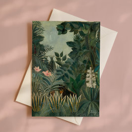 Tarjeta La jungla ecuatorial | Henri Rousseau