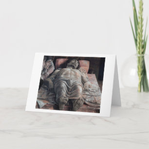 Tarjeta La Lamentación por el Cristo muerto, Mantegna