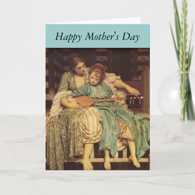 Tarjeta La lección de música (Anverso)