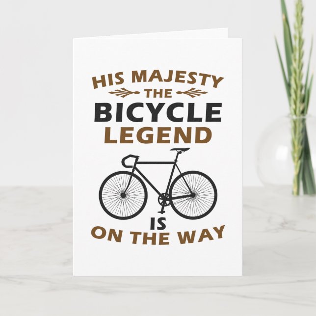 Tarjeta La Leyenda De La Bicicleta (Anverso)