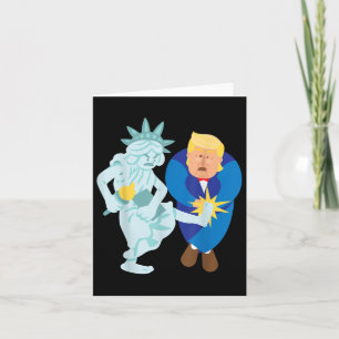 Tarjeta La libertad desata a Trump contra Donald en las el