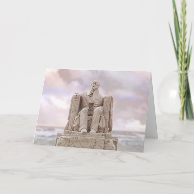 Tarjeta La libertad se desmorona (Anverso)