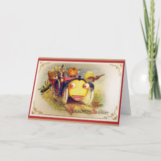 Tarjeta La linterna de Halloween