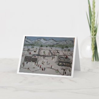 Tarjeta La lucha contra la bola de nieve