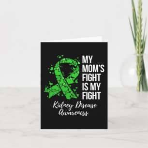 Tarjeta La lucha de mamá es conciencia de mi enfermedad re