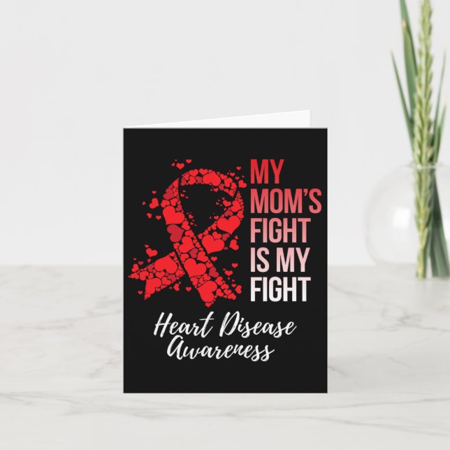 Tarjeta La lucha de mamá es mi lucha Concienciación sobre  (Anverso)