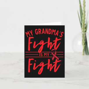 Tarjeta La lucha de mi abuela es mi lucha contra el cáncer