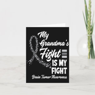 Tarjeta La lucha de mi abuela es mi lucha Tumor Cerebral