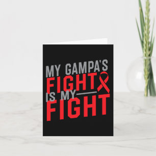 Tarjeta La lucha de mi Gampa es mi lucha contra el cáncer 