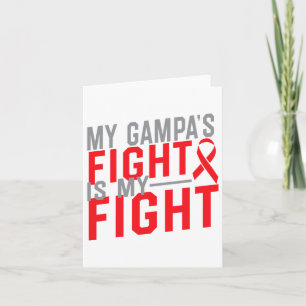 Tarjeta La lucha de mi Gampa es mi lucha contra el cáncer