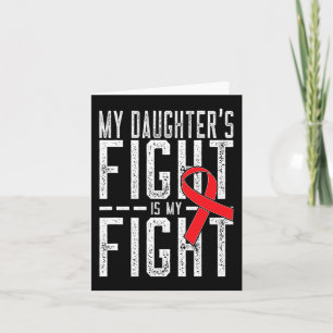 Tarjeta La lucha de mi hija es consciente de mi lucha cont