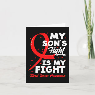 Tarjeta La lucha de mi hijo es mi lucha contra el cáncer d