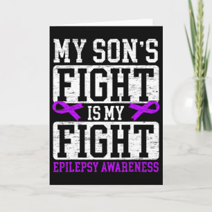 Tarjeta La lucha de mi hijo es mi lucha Soporte para la co