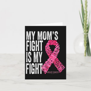 Tarjeta La lucha de mi mamá es mi lucha contra el cáncer d