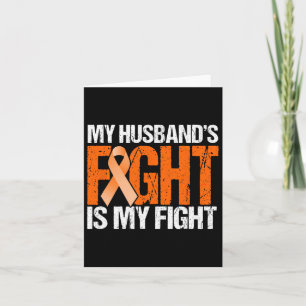 Tarjeta La lucha de mi marido es mi lucha contra la leucem