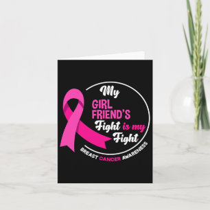 Tarjeta La lucha de mi novia contra el cáncer de mama