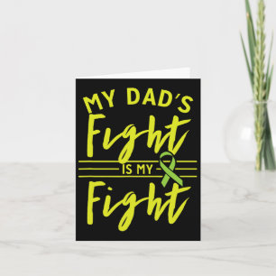 Tarjeta La lucha de mi papá es la guerra contra la enferme