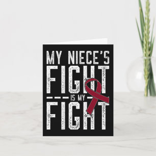 Tarjeta La lucha de mi sobrina contra la anemia falciforme