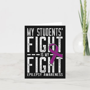 Tarjeta La lucha de mis estudiantes es la conciencia de la