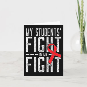 Tarjeta La lucha de mis estudiantes es mi lucha contra el 