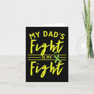 Tarjeta La lucha de papá es mi lucha contra la enfermedad