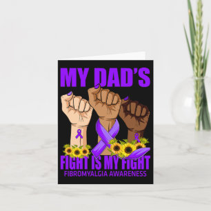 Tarjeta La lucha de papá es mi lucha contra la Fibromialgi