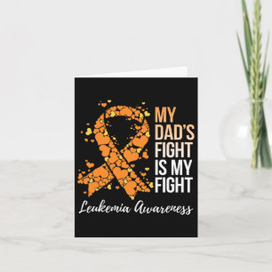 Tarjeta La lucha de papá es mi lucha contra la leucemia 1