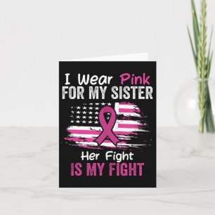 Tarjeta La Lucha Es Mi Lucha Que Llevo Cáncer De Mama De H
