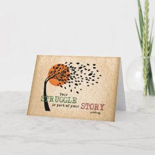 Tarjeta La lucha es parte de su historia: Cita de recupera