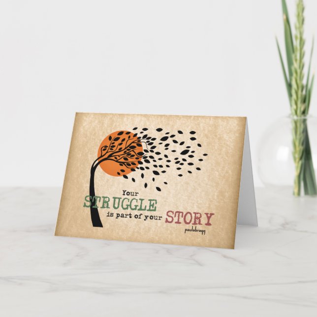 Tarjeta La lucha es parte de su historia: Cita de recupera (Anverso)