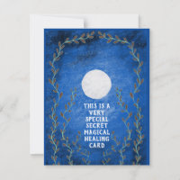 La luna espiritual mágica nocturna secreta se recu