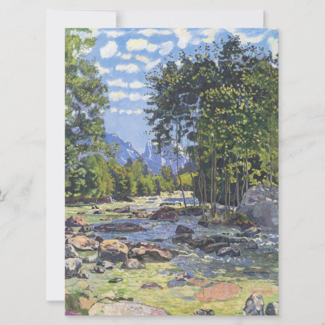 Tarjeta La Lutschina Negra (de Ferdinand Hodler) (Anverso)