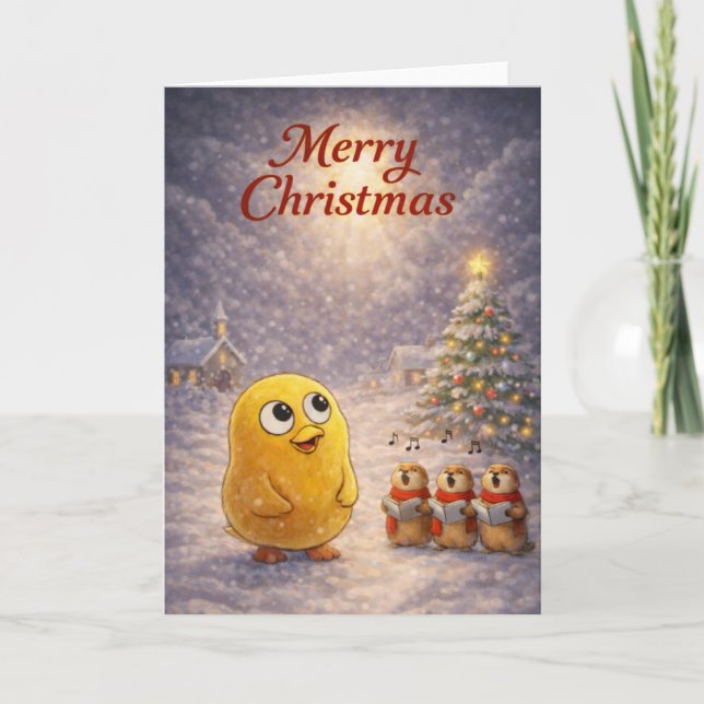 Tarjeta La luz nace. (Anverso)