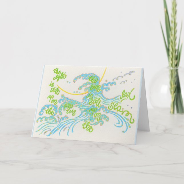 Tarjeta La luz sigue siendo notecard (Anverso)