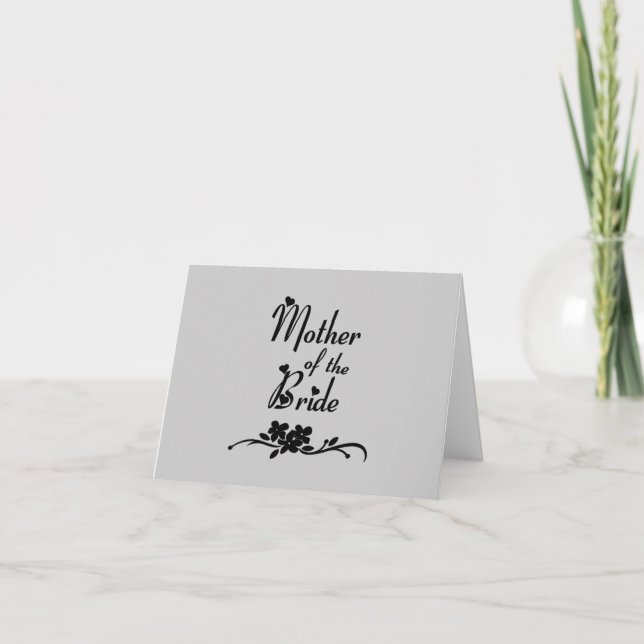 Tarjeta La madre clásica de la novia (Anverso)