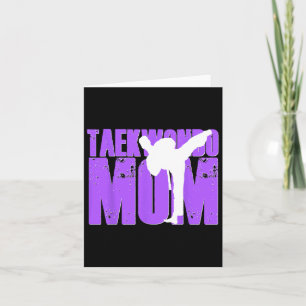 Tarjeta La madre de Taekwondo Shirt Tae Kwon Do Martial Ar