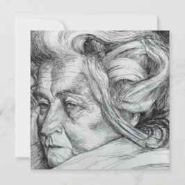 Tarjeta La madre (de Umberto Boccioni)