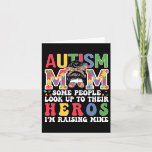 Tarjeta La madre del autismo criando - El héroe Groovy des