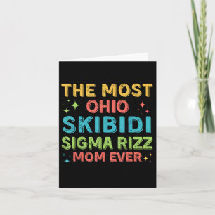 Tarjeta La Madre Más Skibidi Sigma Rizz de Todos los Tiemp