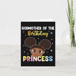 Tarjeta La Madrina del Tiro, la Princesa del Cumpleaños, l