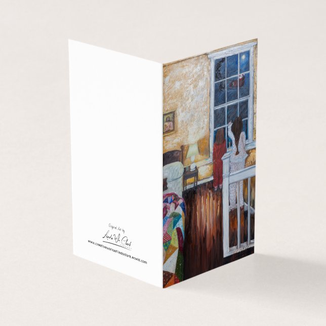 Tarjeta "La magia de los Navidades" (Exterior)