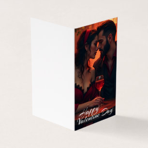 Tarjeta La magia de San Valentín con la fraternidad románt