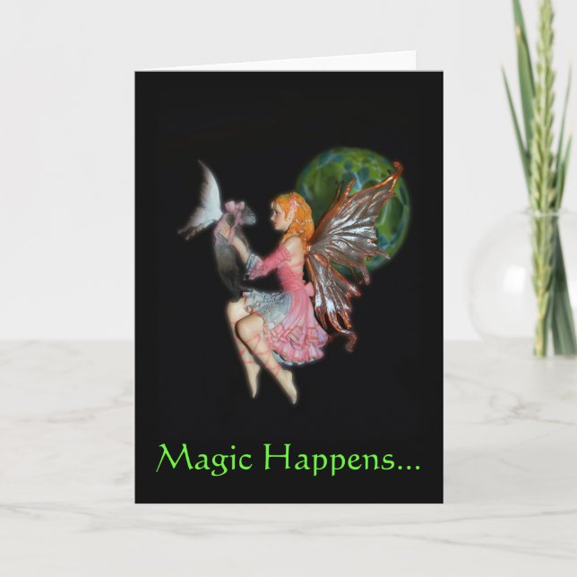 Tarjeta La magia sucede… (Anverso)