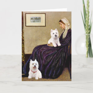 Tarjeta La mamá de Whistler: Westies 3 y 11